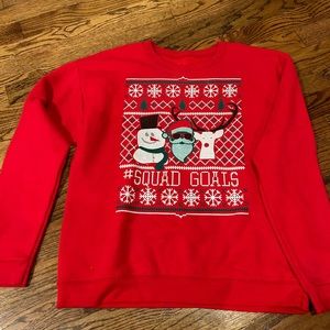 Brand new holiday sweater. Can be used as an ugly sweater although I think cute!